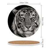 yanfind Ceramic Coasters (round) Dark  Closeup Portrait Family Game Intellectual Educational Game Jigsaw Puzzle Toy Set
