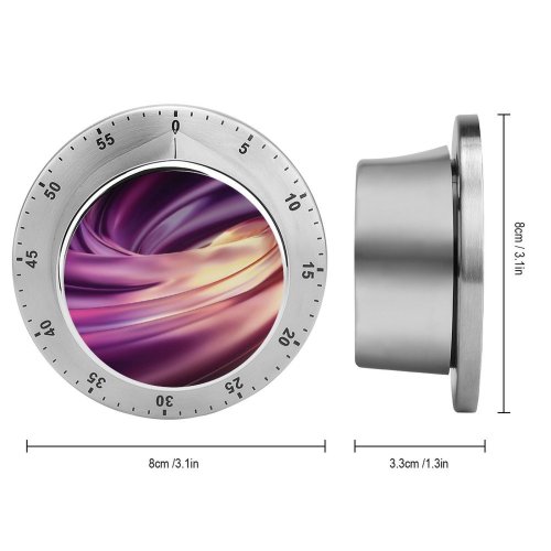 yanfind Timer Abstract Swirls  MateBook Pro 60 Minutes Mechanical Visual Timer