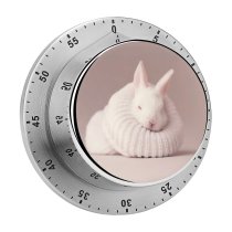 yanfind Timer Cute Rabbit Newborn Baby Bunny Sock Cute Bunny 60 Minutes Mechanical Visual Timer