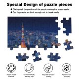 yanfind Picture Puzzle Takashi Miyazaki Tokyo  Japan Metal Structure Cityscape City Lights Night Time Family Game Intellectual Educational Game Jigsaw Puzzle Toy Set