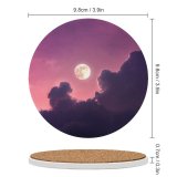 yanfind Ceramic Coasters (round)  Clouds Sky Family Game Intellectual Educational Game Jigsaw Puzzle Toy Set
