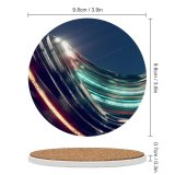 yanfind Ceramic Coasters (round) Dante Metaphor Abstract Swirls Render CGI Colorful Glowing Family Game Intellectual Educational Game Jigsaw Puzzle Toy Set