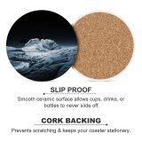 yanfind Ceramic Coasters (round) MacOS Big Sur Winter Sedimentary Rocks Night Starry Sky IOS Family Game Intellectual Educational Game Jigsaw Puzzle Toy Set