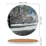 yanfind Ceramic Coasters (round) Images Kassel Flora Frost Landscape Public Grass Wallpapers Plant Outdoors Tree Forest Family Game Intellectual Educational Game Jigsaw Puzzle Toy Set
