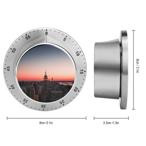 yanfind Timer Timo  Empire State Building  York City Sunset Cityscape Urban 60 Minutes Mechanical Visual Timer