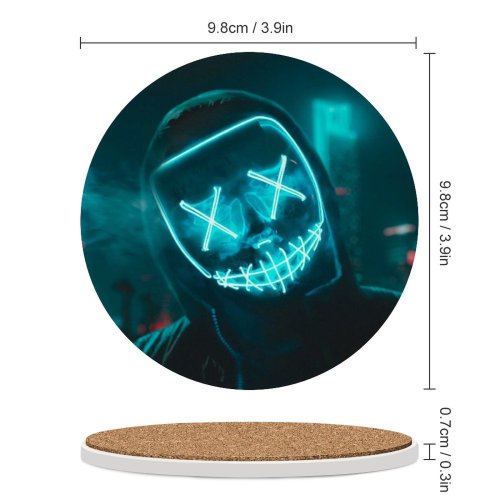 yanfind Ceramic Coasters (round) Vitaliy Art LED Neon Urban Family Game Intellectual Educational Game Jigsaw Puzzle Toy Set