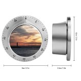 yanfind Timer Wave Braker Lighthouse Sky Horizon Sea Sunset Cloud Ocean Evening Afterglow Calm 60 Minutes Mechanical Visual Timer