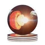 yanfind Ceramic Coasters (round) Vadim Sadovski Space   Fire  Light Family Game Intellectual Educational Game Jigsaw Puzzle Toy Set