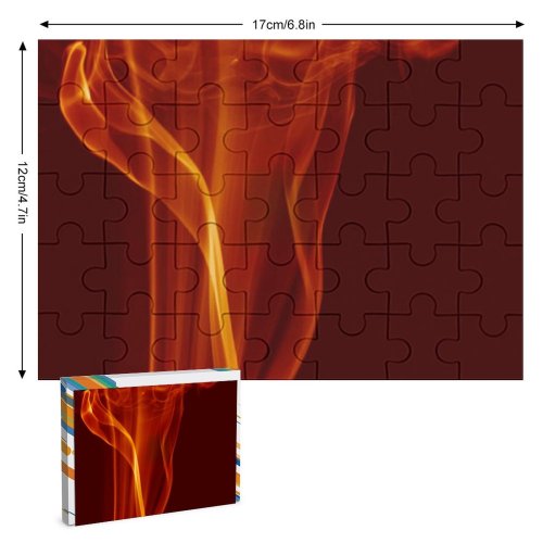yanfind Picture Puzzle Abstract  Aroma Art Curve Dynamic Elegant Flow form Incense Magic Motion#377 Family Game Intellectual Educational Game Jigsaw Puzzle Toy Set
