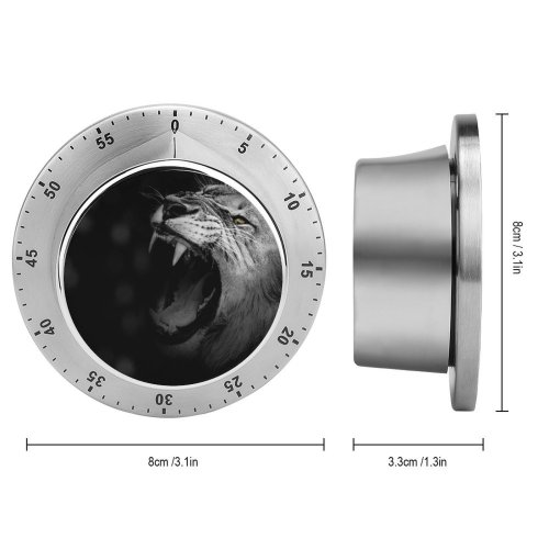 yanfind Timer Randy Rodriguez Dark Lion Roaring 60 Minutes Mechanical Visual Timer