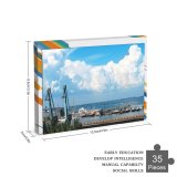 yanfind Picture Puzzle Cloud Clouds Cloudy Sky Skies Sunlight Summer Odessa Port Harbor Harbour Ship Family Game Intellectual Educational Game Jigsaw Puzzle Toy Set