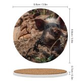 yanfind Ceramic Coasters (round) Images Hog Ground Slum Pictures Pig PNG Boar Poverty Family Game Intellectual Educational Game Jigsaw Puzzle Toy Set