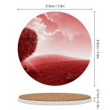 yanfind Ceramic Coasters (round) Comfreak Fantasy Love Landscape Heart Tree Child Dream Clouds Sky Family Game Intellectual Educational Game Jigsaw Puzzle Toy Set