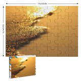 yanfind Picture Puzzle  Gold Sand Pool Beach  Warm  Puddle Smooth Sunset Coast Family Game Intellectual Educational Game Jigsaw Puzzle Toy Set