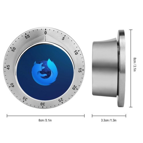 yanfind Timer Technology Firefox 60 Minutes Mechanical Visual Timer