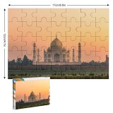 yanfind Picture Puzzle Taj Mahal India Sunset Sky Wonders Landscape Landmark Famous Place Tourist Attraction Family Game Intellectual Educational Game Jigsaw Puzzle Toy Set