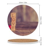 yanfind Ceramic Coasters (round) Ylanite Koppens Love Heart Wooden Blocks Letters Creative Family Game Intellectual Educational Game Jigsaw Puzzle Toy Set