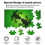 yanfind Picture Puzzle Amphibian Bio Ecology Frog Intimate Kiss Leaf Love Reptile Sex Silhouette Underwater Family Game Intellectual Educational Game Jigsaw Puzzle Toy Set