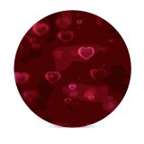 yanfind Ceramic Coasters (round) Tomislav Jakupec Abstract Love Hearts Bokeh Blurred Digital Art Heart Valentines Family Game Intellectual Educational Game Jigsaw Puzzle Toy Set