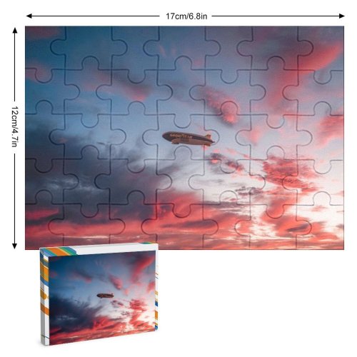 yanfind Picture Puzzle Images Airship Sky Wallpapers Dusk Beach Outdoors Free Hermosa Aircraft Pictures Vehicle Family Game Intellectual Educational Game Jigsaw Puzzle Toy Set