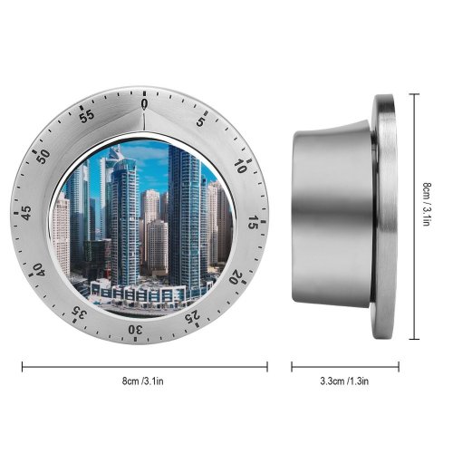 yanfind Timer Dubai Cityscape Skyscrapers Metropolitan Urban 60 Minutes Mechanical Visual Timer