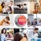 yanfind Timer Celebrations Year Happy Balloons Colorful Gradient 60 Minutes Mechanical Visual Timer