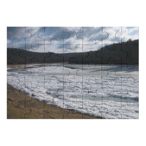 yanfind Picture Puzzle River Frozen  Resources Sky Sea Coast Shore Beach Ocean Wave Family Game Intellectual Educational Game Jigsaw Puzzle Toy Set