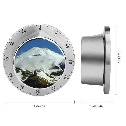 yanfind Timer Volcano Snow   Sky Rock Zealand Taranaki Mountainous Landforms Range Glacial 60 Minutes Mechanical Visual Timer