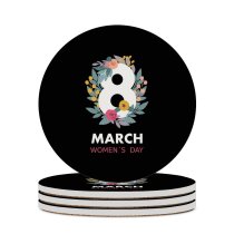yanfind Ceramic Coasters (round) Dark Celebrations Minimal Woman's March Th Minimalist Family Game Intellectual Educational Game Jigsaw Puzzle Toy Set