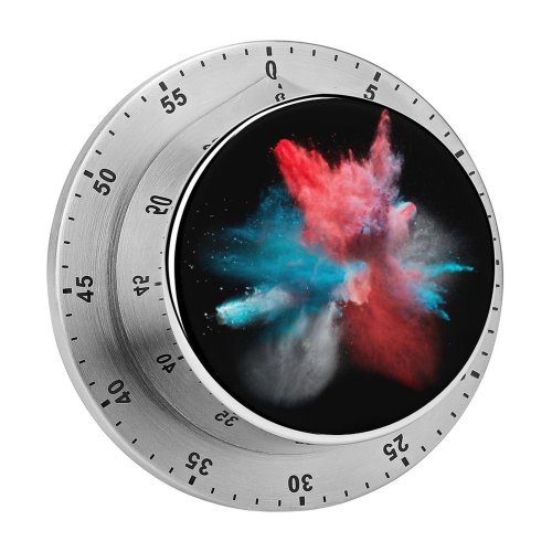 yanfind Timer Oresund Powder Art Region Abstract Denmark Motion Copenhagen Super Mixing Slow Shot 60 Minutes Mechanical Visual Timer