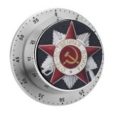 yanfind Timer Vladivostok Armed Sickle Struggle Forces Honor USSR Flag Russian Destinations Award History 60 Minutes Mechanical Visual Timer