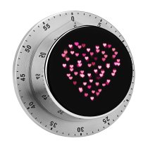 yanfind Timer Black Dark Love Love Heart Hearts Lights Night 60 Minutes Mechanical Visual Timer