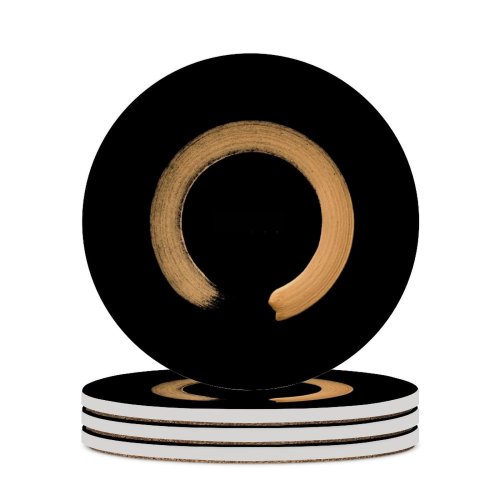 yanfind Ceramic Coasters (round) Motion Simplicity Studio Above Watercolor Classical  Stroke Craft Vitality Retro Gold001 Family Game Intellectual Educational Game Jigsaw Puzzle Toy Set