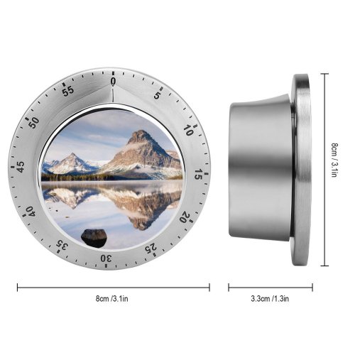 yanfind Timer Sven Muller Lake Mountains Landscape 60 Minutes Mechanical Visual Timer