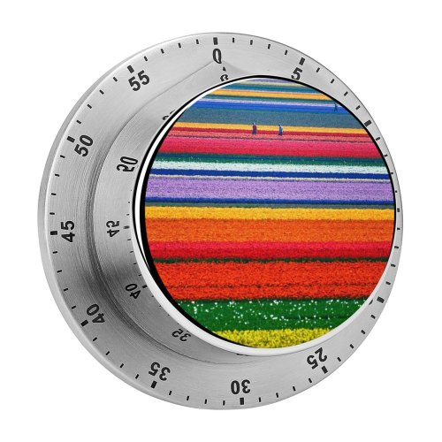 yanfind Timer Alkmaar  Order Side Travel Outdoors Row Abundance Field Tulip Netherlands Beauty 60 Minutes Mechanical Visual Timer