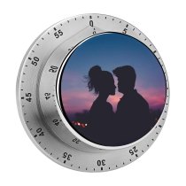yanfind Timer Luizclas Love Couple Silhouette Lovers Romantic Evening Sky Dawn Dusk 60 Minutes Mechanical Visual Timer