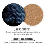yanfind Ceramic Coasters (round) Space  Trails Silhouette Exposure Outer Space Night Time Astronomy Family Game Intellectual Educational Game Jigsaw Puzzle Toy Set