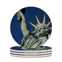 yanfind Ceramic Coasters (round) Images Structure  Public Wallpapers Architecture Gargoyle Torch York Statueofliberty Art Pictures Family Game Intellectual Educational Game Jigsaw Puzzle Toy Set