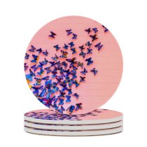 yanfind Ceramic Coasters (round) Drz Butterfly Wall Decoration Colorful Beautiful Family Game Intellectual Educational Game Jigsaw Puzzle Toy Set