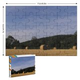 yanfind Picture Puzzle Agriculture Field Straw Sky Hay Natural Landscape Cloud Farm Rural Area Grass Family Game Intellectual Educational Game Jigsaw Puzzle Toy Set