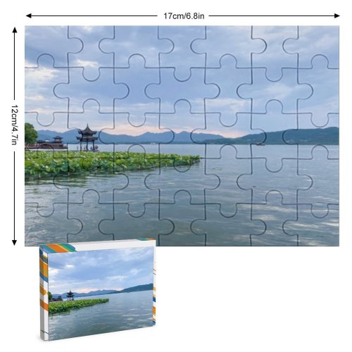 yanfind Picture Puzzle Dusk Chinese Cultures Summer Architecture Tree Building UNESCO Tranquil Classical Games Landscape003 Family Game Intellectual Educational Game Jigsaw Puzzle Toy Set