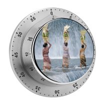 yanfind Timer Village Balinese Carrying Side Landscape Rural Balance By Tradition Traditional River Rear 60 Minutes Mechanical Visual Timer