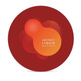 yanfind Ceramic Coasters (round) Blank Advertisement Curve Bubble Neon Gradient Leaflet Web Flyer Space Decoration Border Family Game Intellectual Educational Game Jigsaw Puzzle Toy Set