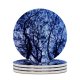 yanfind Ceramic Coasters (round) Tree Sky  Clean Tranquility Focus Arvore  Baixo Natureza Verde Ceu Family Game Intellectual Educational Game Jigsaw Puzzle Toy Set