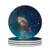 yanfind Ceramic Coasters (round) Space Carina Nebula Constellation Space  Astronomy Outer Space Galaxy  Birth Family Game Intellectual Educational Game Jigsaw Puzzle Toy Set