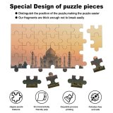 yanfind Picture Puzzle Taj Mahal India Sunset Sky Wonders Landscape Landmark Famous Place Tourist Attraction Family Game Intellectual Educational Game Jigsaw Puzzle Toy Set