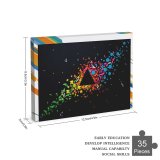 yanfind Picture Puzzle Abstract Dark Art Origami Panoply  Geometrical Multicolor Colorful Crafts Family Game Intellectual Educational Game Jigsaw Puzzle Toy Set