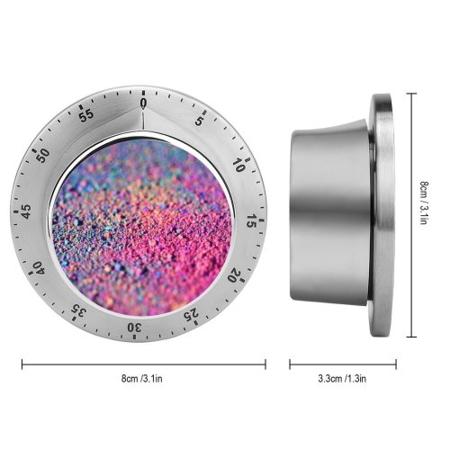 yanfind Timer Sharon McCutcheon Chalk  Colorful Bokeh Macro 60 Minutes Mechanical Visual Timer
