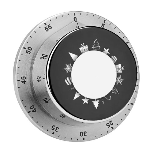 yanfind Timer Blank Cutting  Road Christmas Ornament Arranging Tree  Winter Wishing Art 60 Minutes Mechanical Visual Timer
