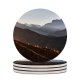 yanfind Ceramic Coasters (round) Luca Bravo Giau Pass Mountains Dolomites Mist Foggy Landscape Italy Family Game Intellectual Educational Game Jigsaw Puzzle Toy Set